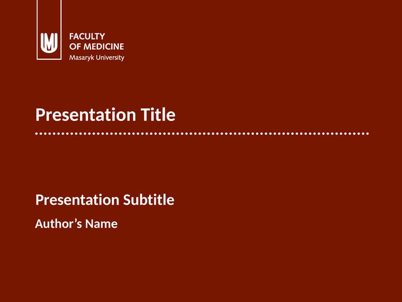 Fibeamer for the Faculty of Medicine at the Masaryk University in Brno