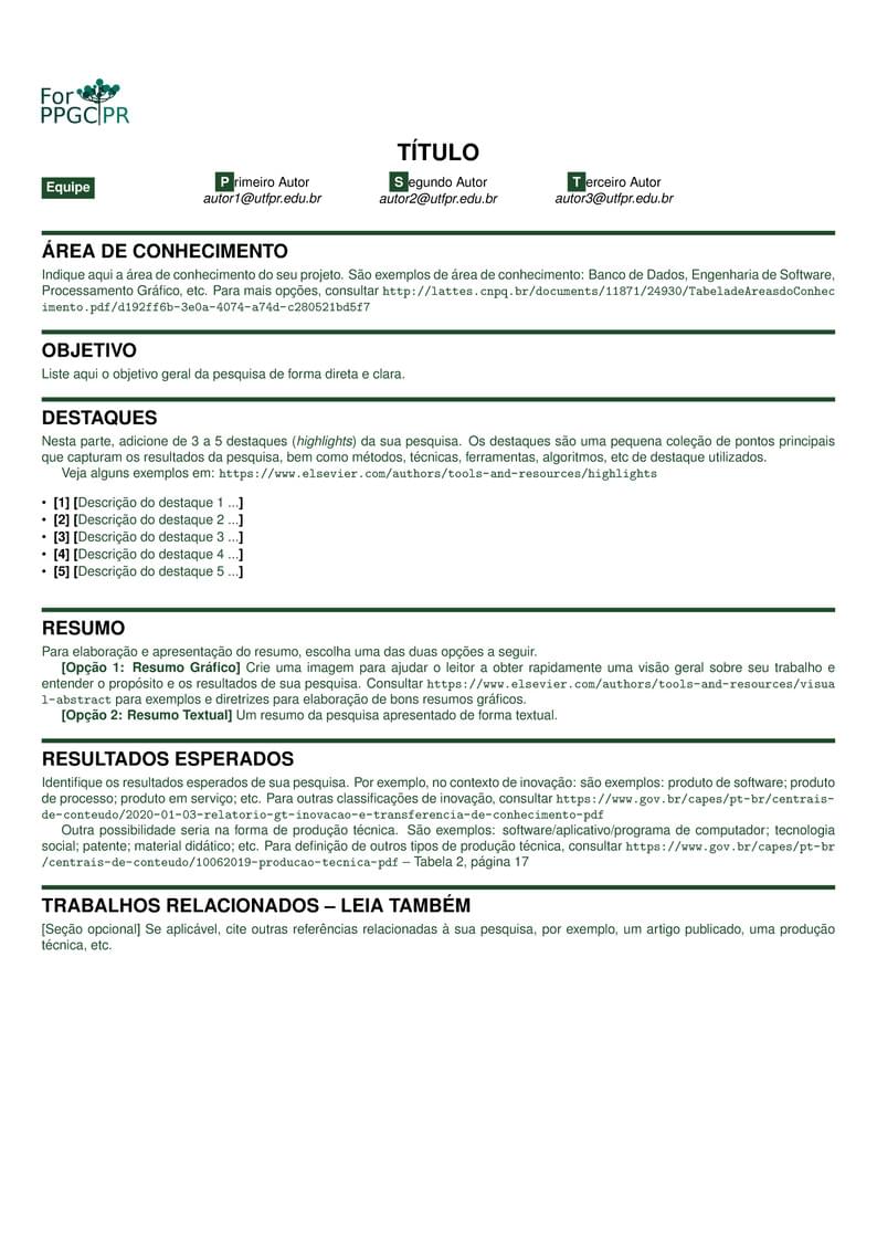 Template ForPPGC-PR 2021