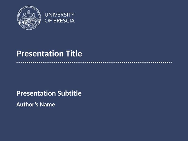 Fibeamer for the University of Brescia in Italy