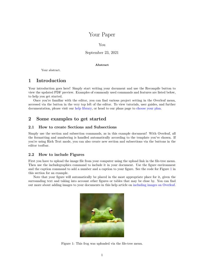 Example Project