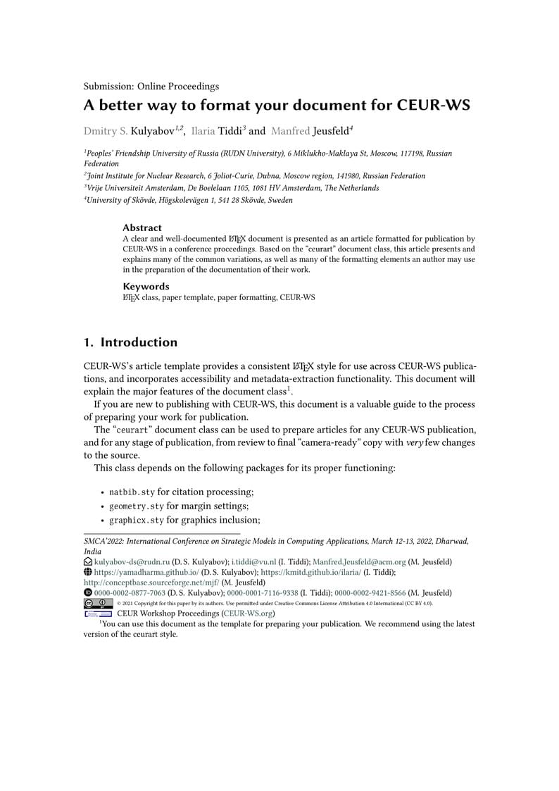 Online-Proceedings