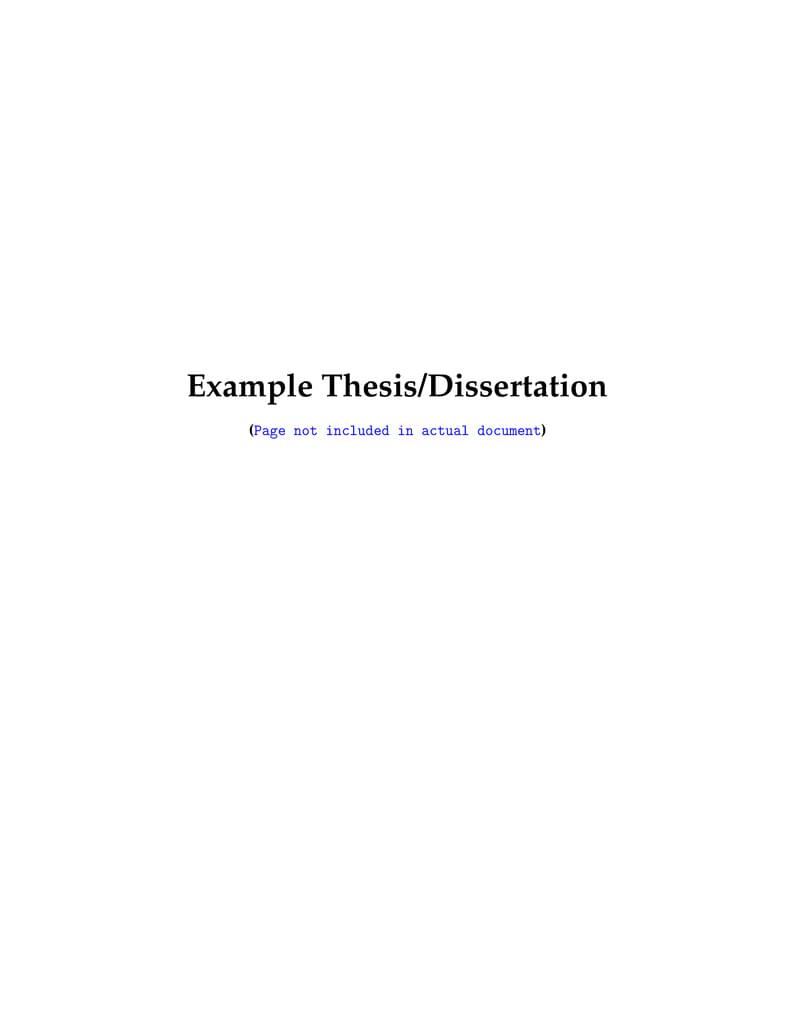 University of Utah Thesis/Dissertation Template