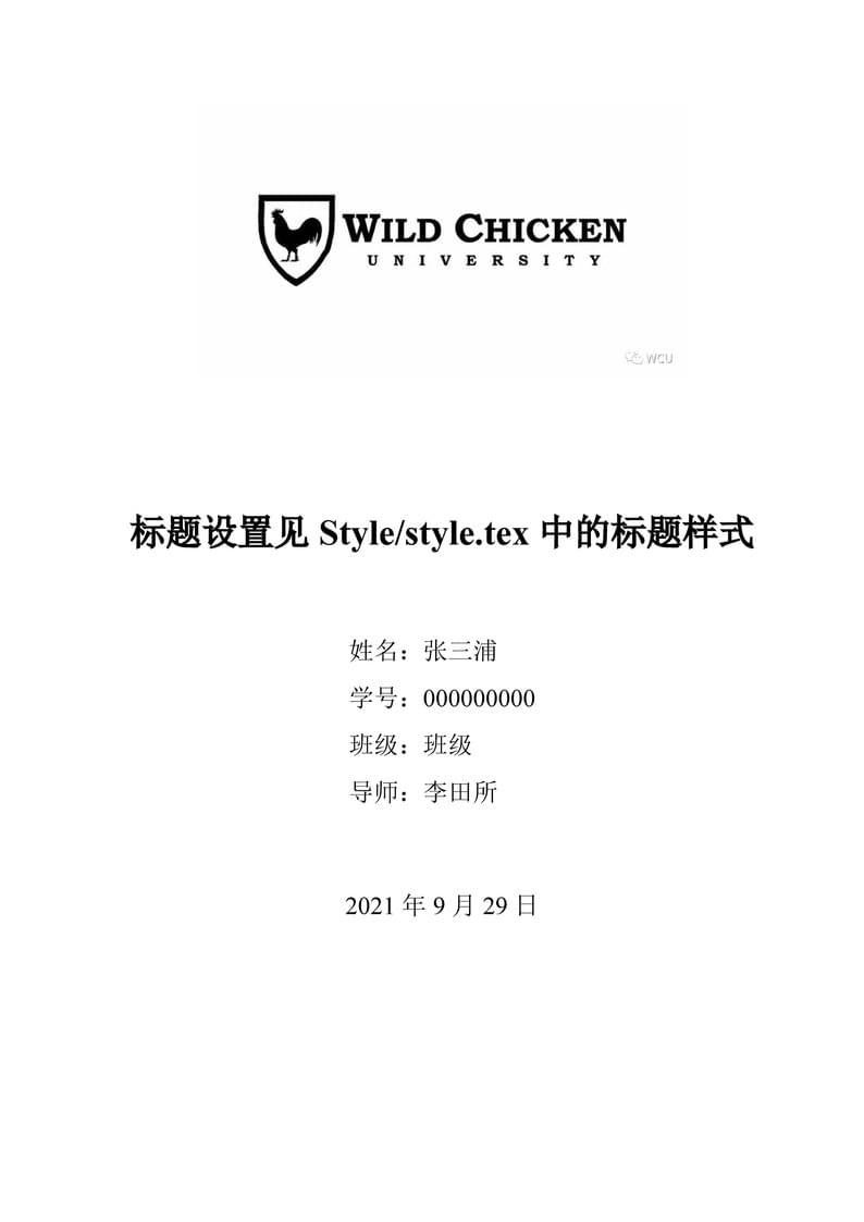 Homework in Chinese