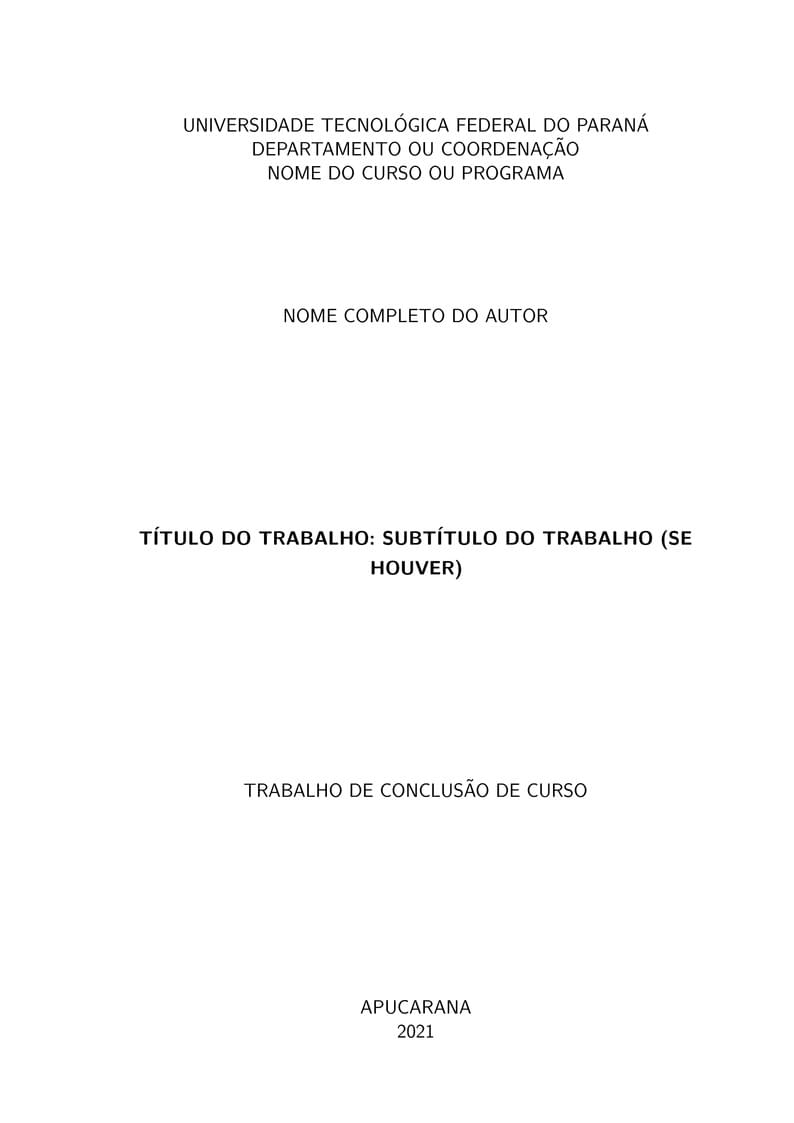 Template TCC UTFPR Apucarana