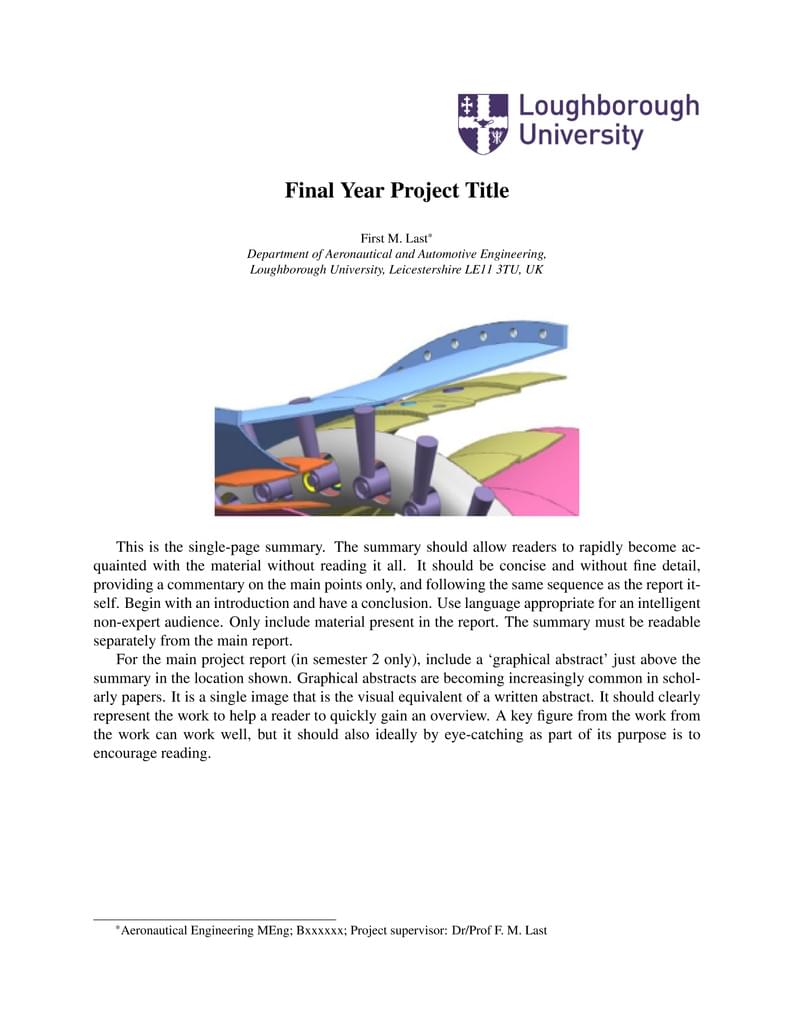 AAE FYP-Template