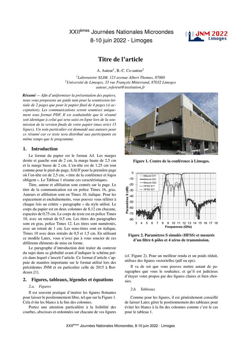 Template LaTeX JNM 2022