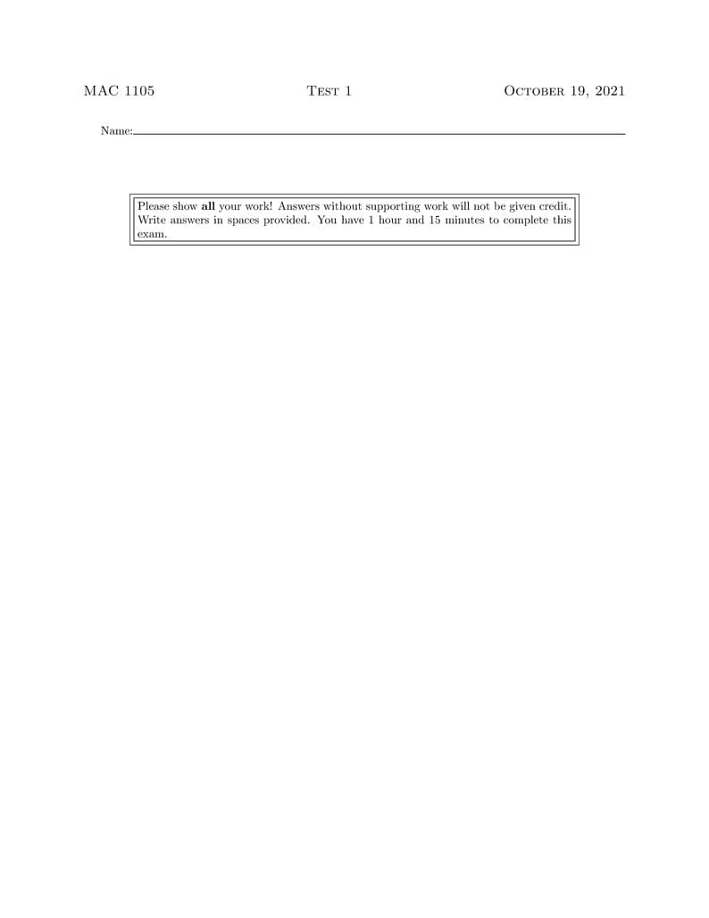 HCC Sample Test