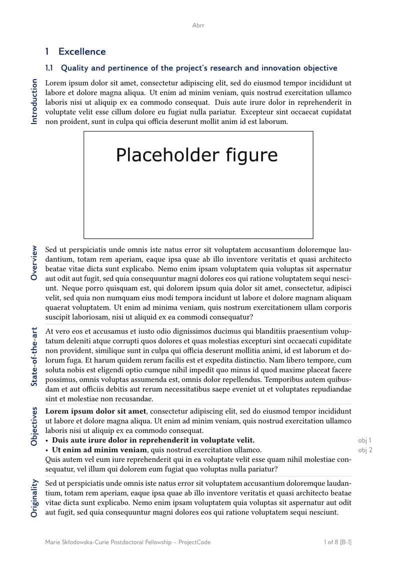 MSCA-template