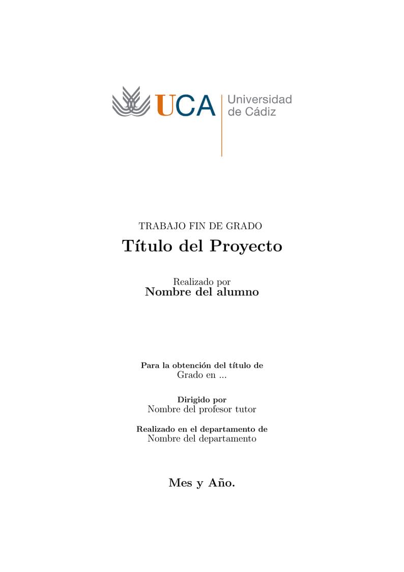 Plantilla TFG UCA - Grado en Gestión y Administración Pública