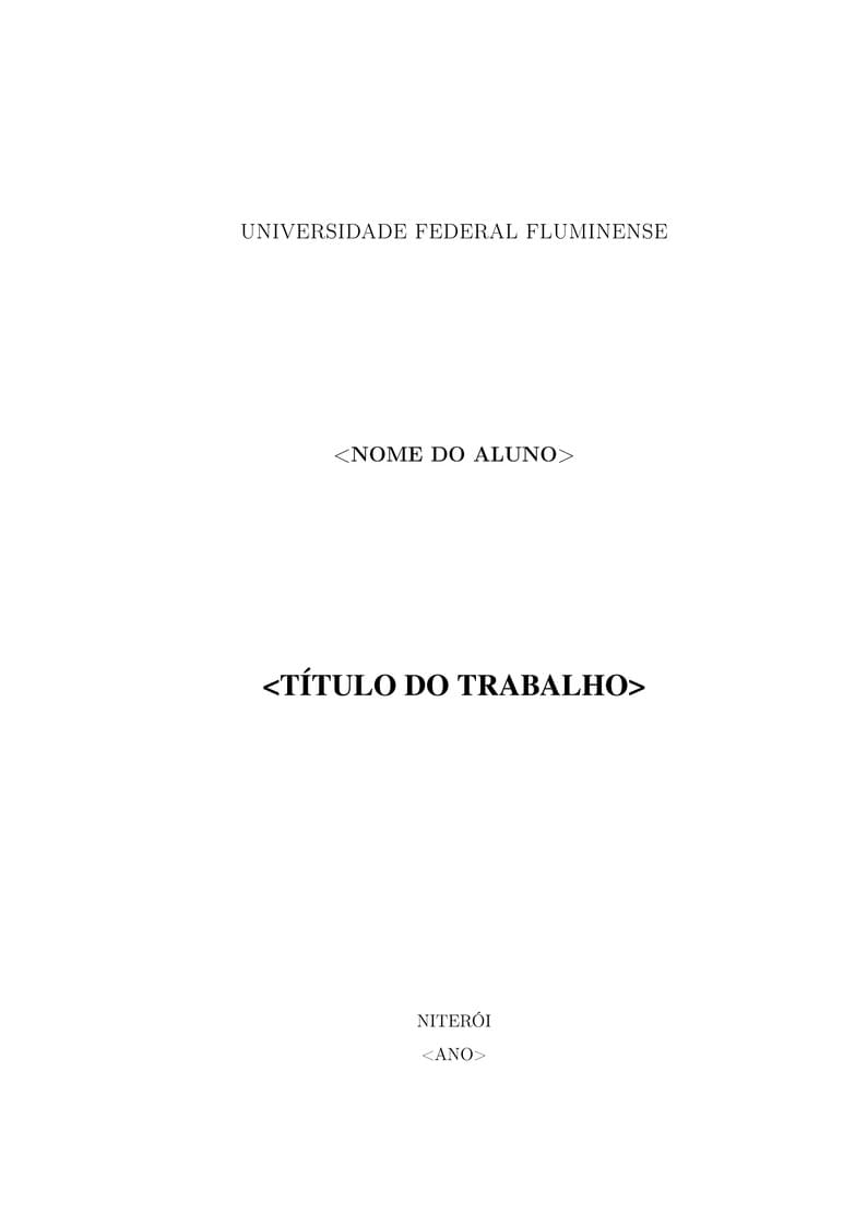 Template Tese e Dissertação IC UFF