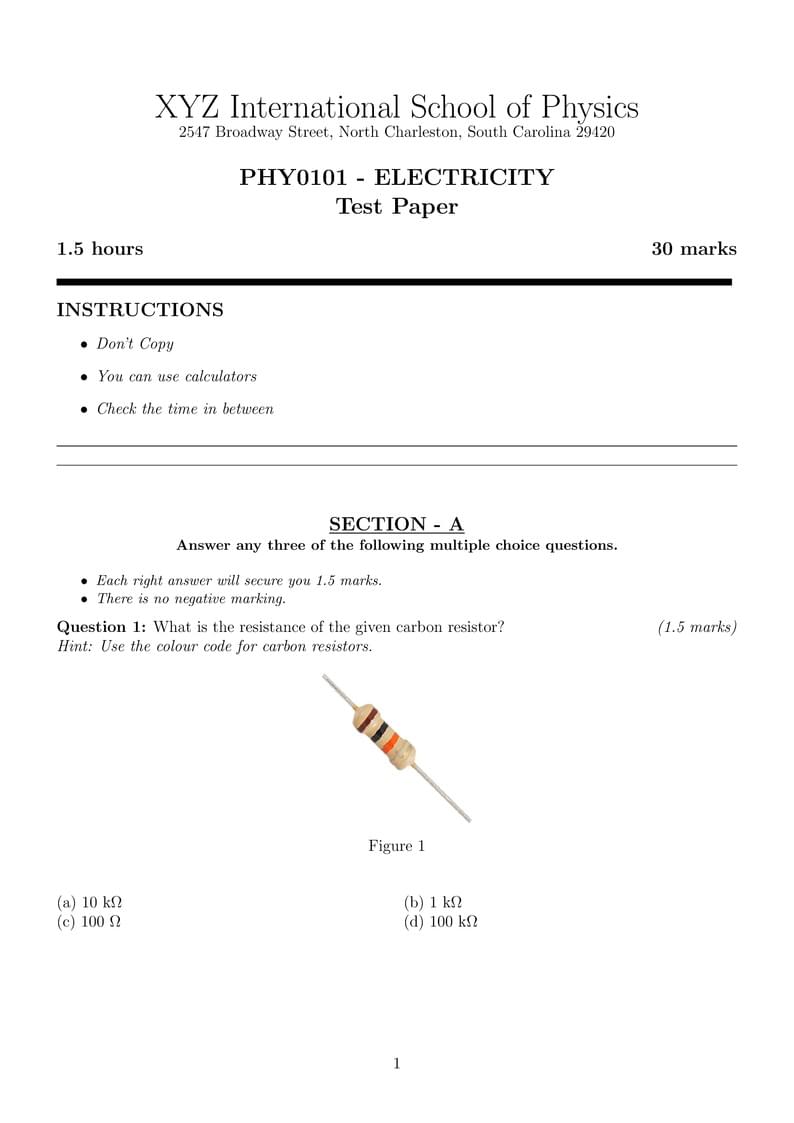 Question Paper