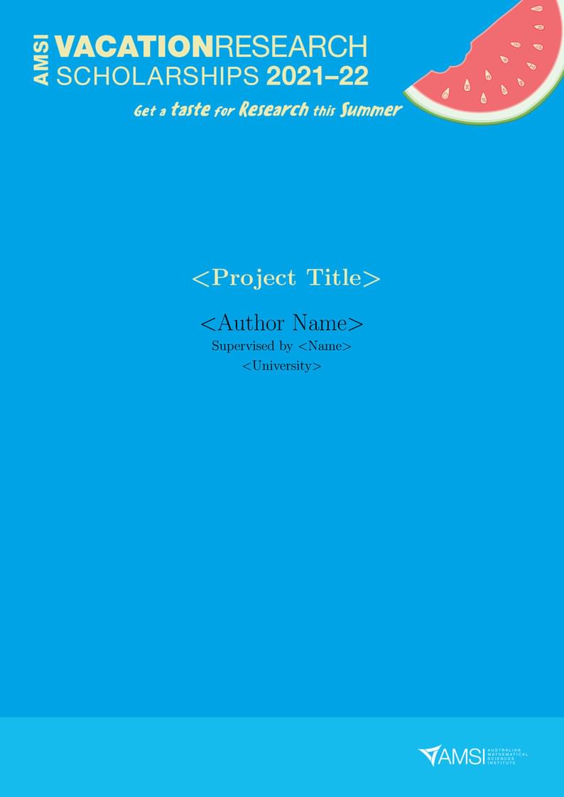 VRS Report Template 2021-2022 AMSI