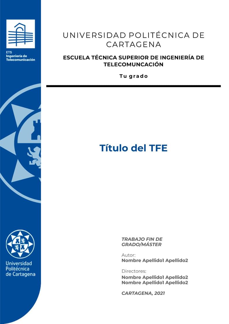 UPCT ETSIT TFE