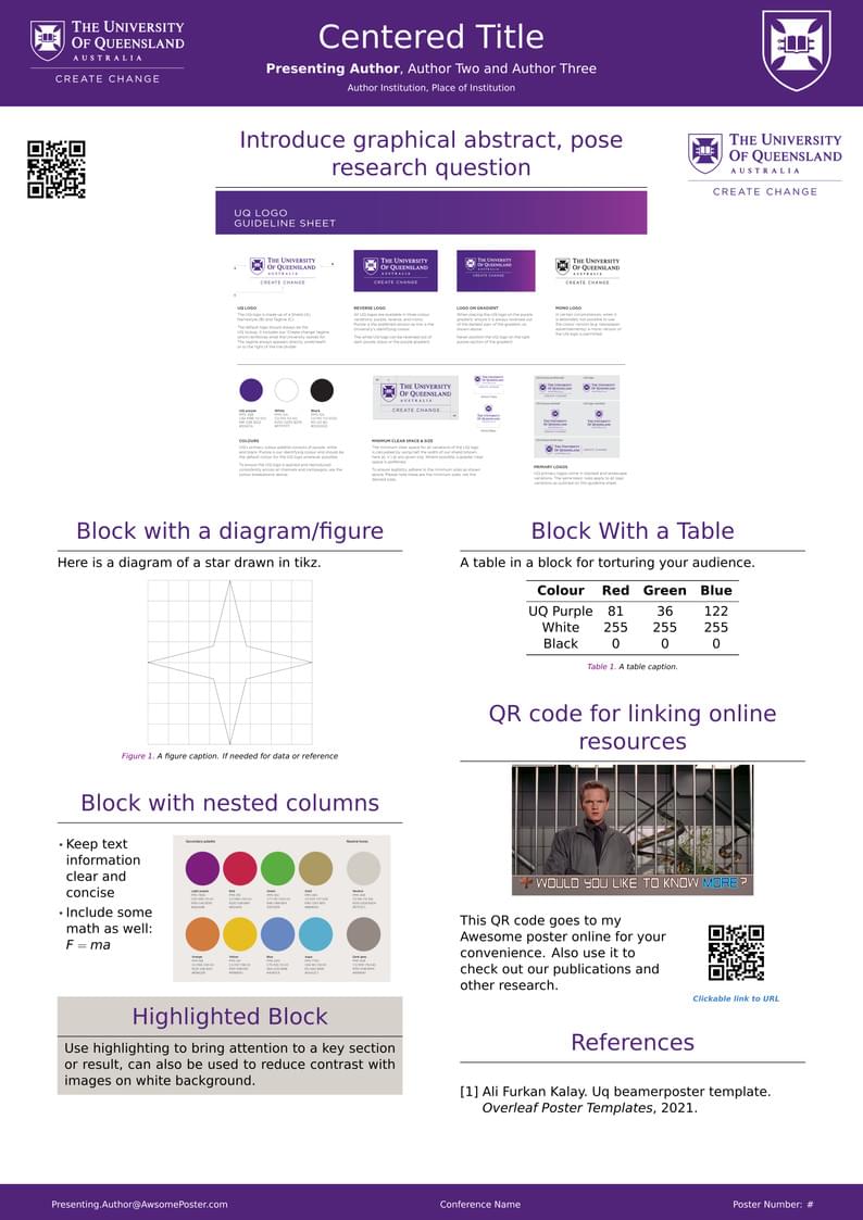 UQ Poster Theme