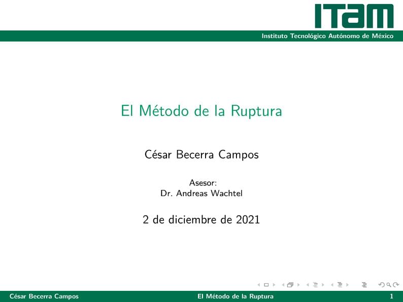 Examen Profesional ITAM