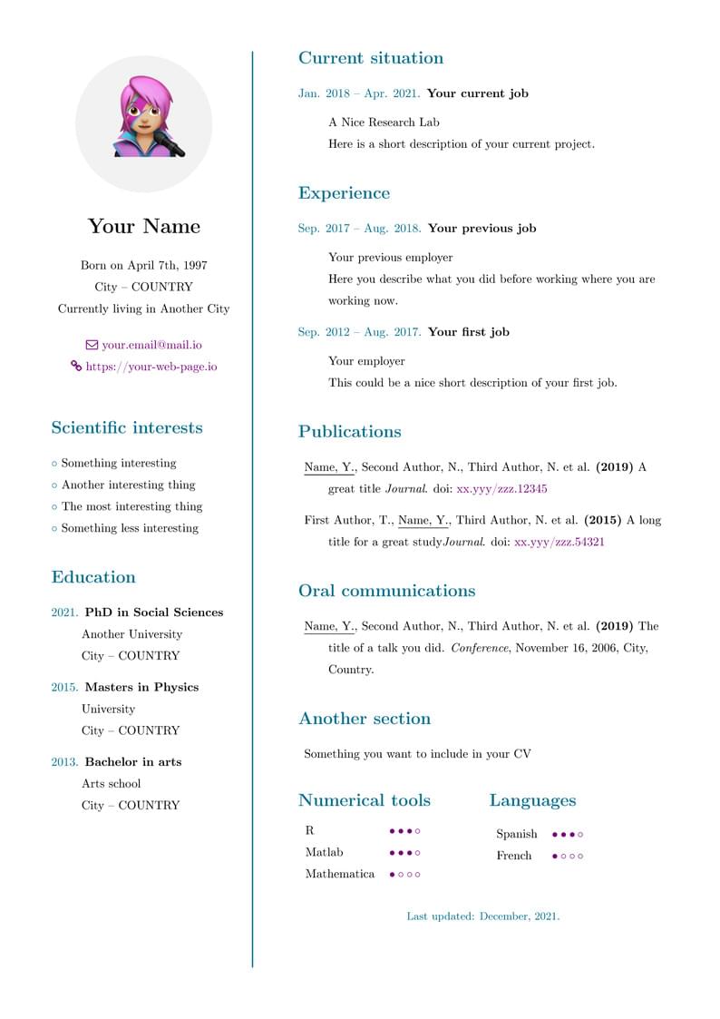 Simple-CV