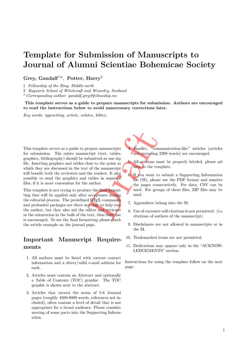 Journal of the ASB Society (JASB) Template