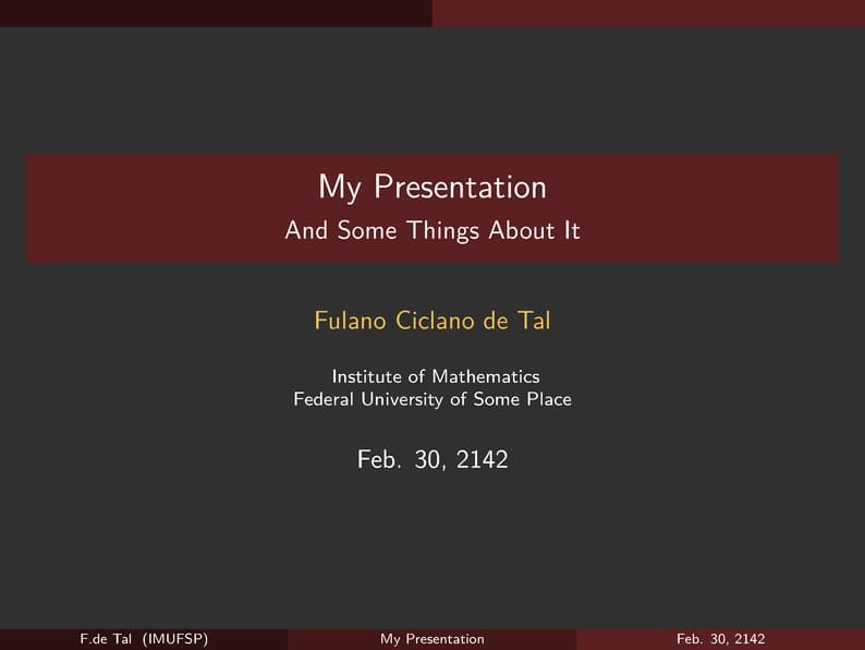 Presentation Dark HCdaSilva