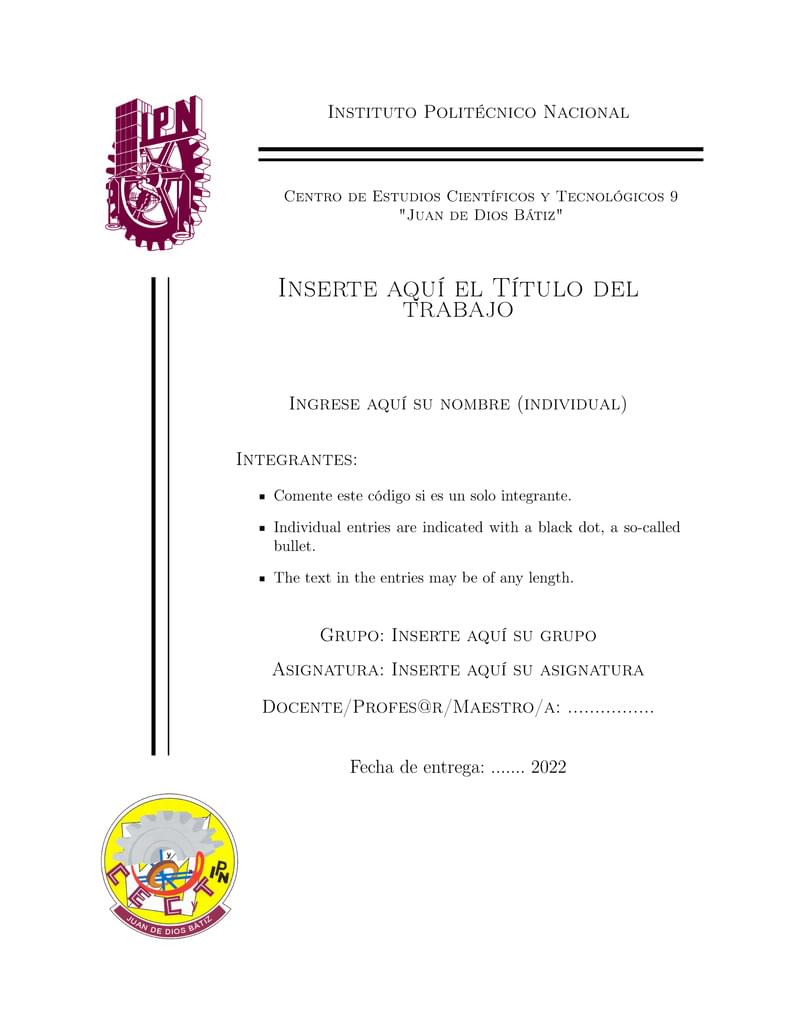 Portada CECyT 9-IPN