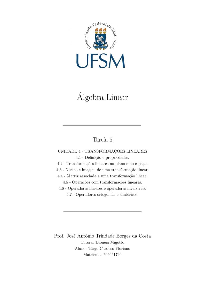 UFSM - Modelo Tarefa