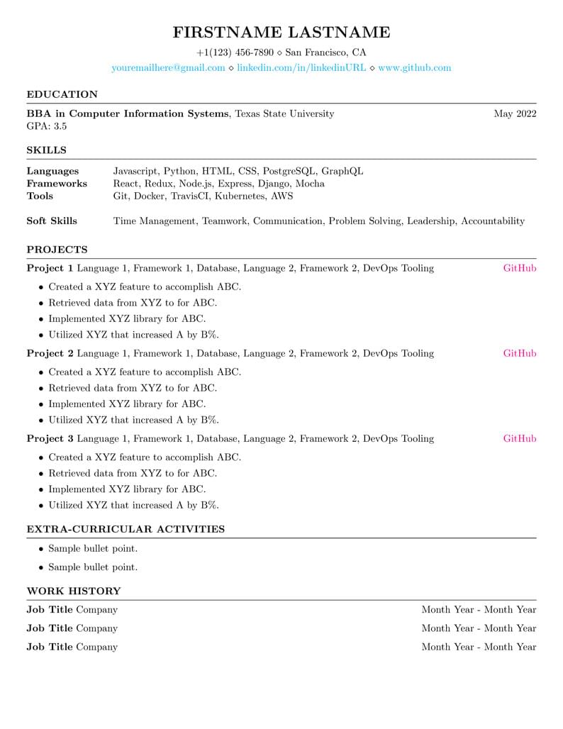 CIS Grad Template (Dev)