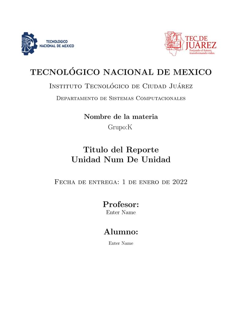 ITCJ Reportes de Tareas
