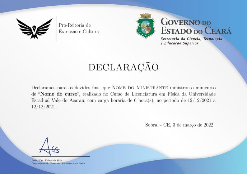 Gerador de Certificados e Declarações
