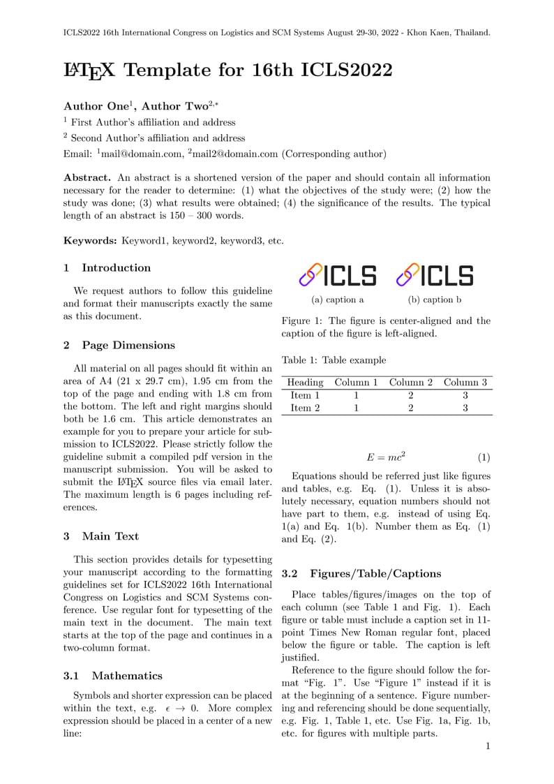 ICLS 2022 Template