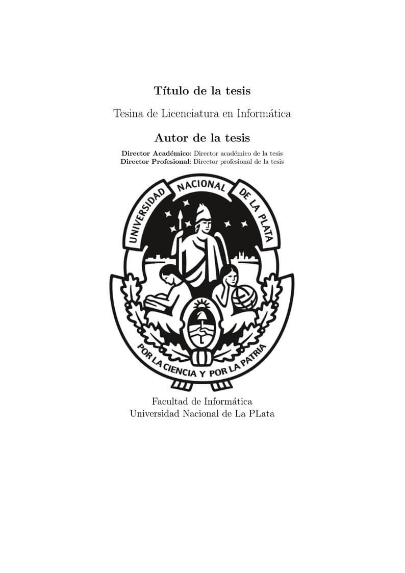 Tesis UNLP