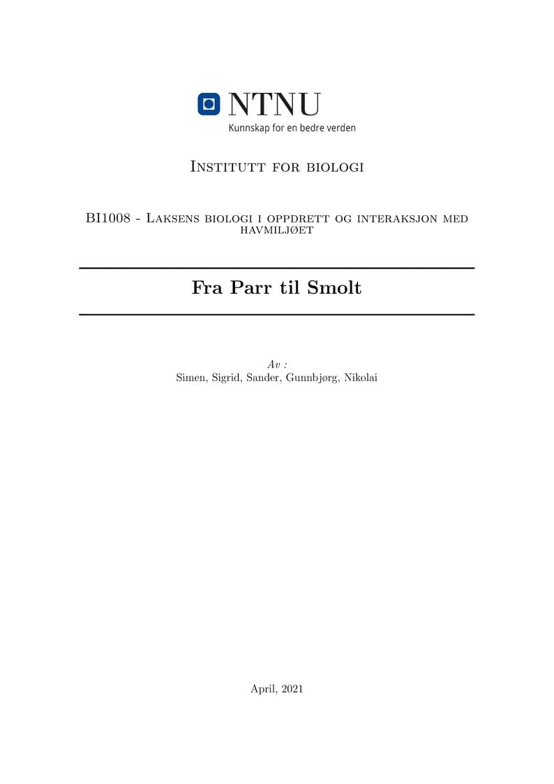 Template NTNU LABRAPPORT