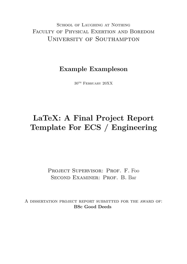 Dissertation Final Report Template