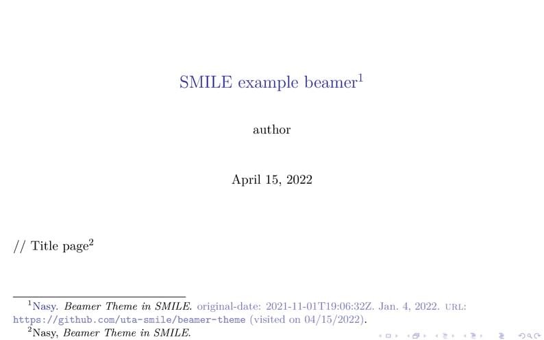 smile_beamer_report