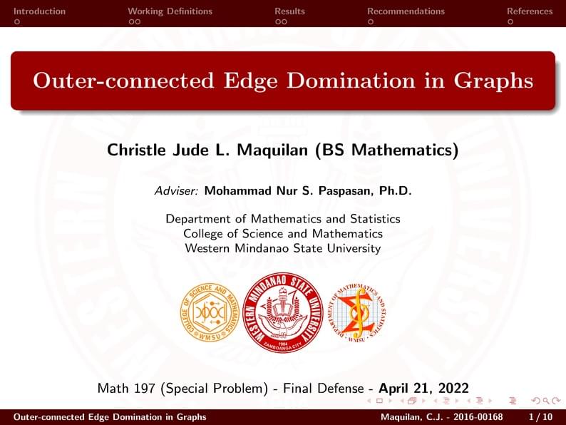 WMSU BS-MATH & BS-STAT SAMPLE TEMPLATE