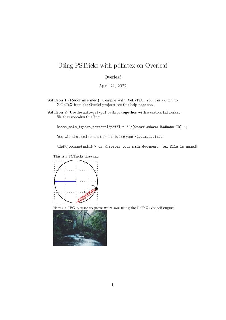 Using PSTricks with pdflatex on Overleaf