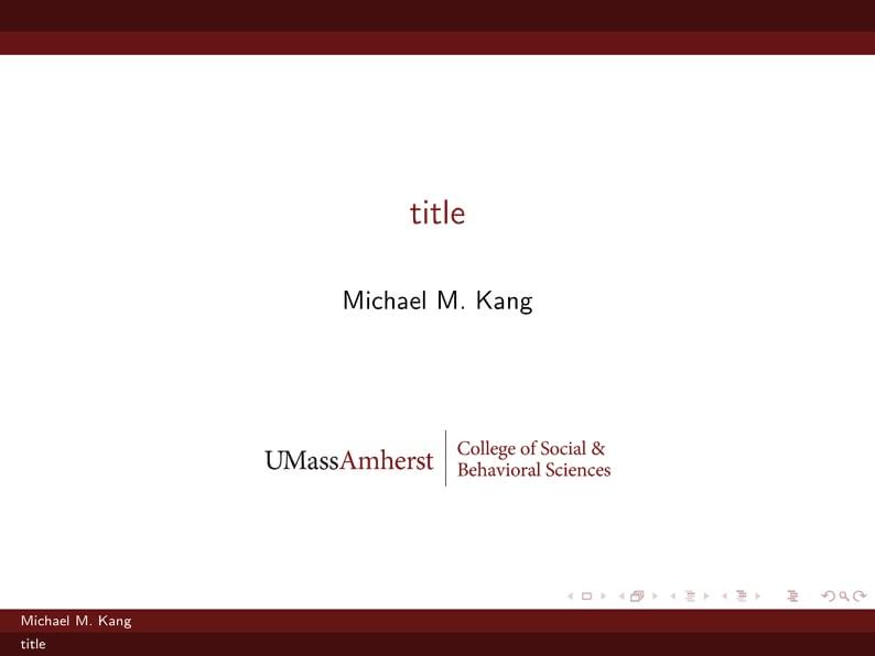 Template-beamer-University of Massachusetts Amherst-SBS