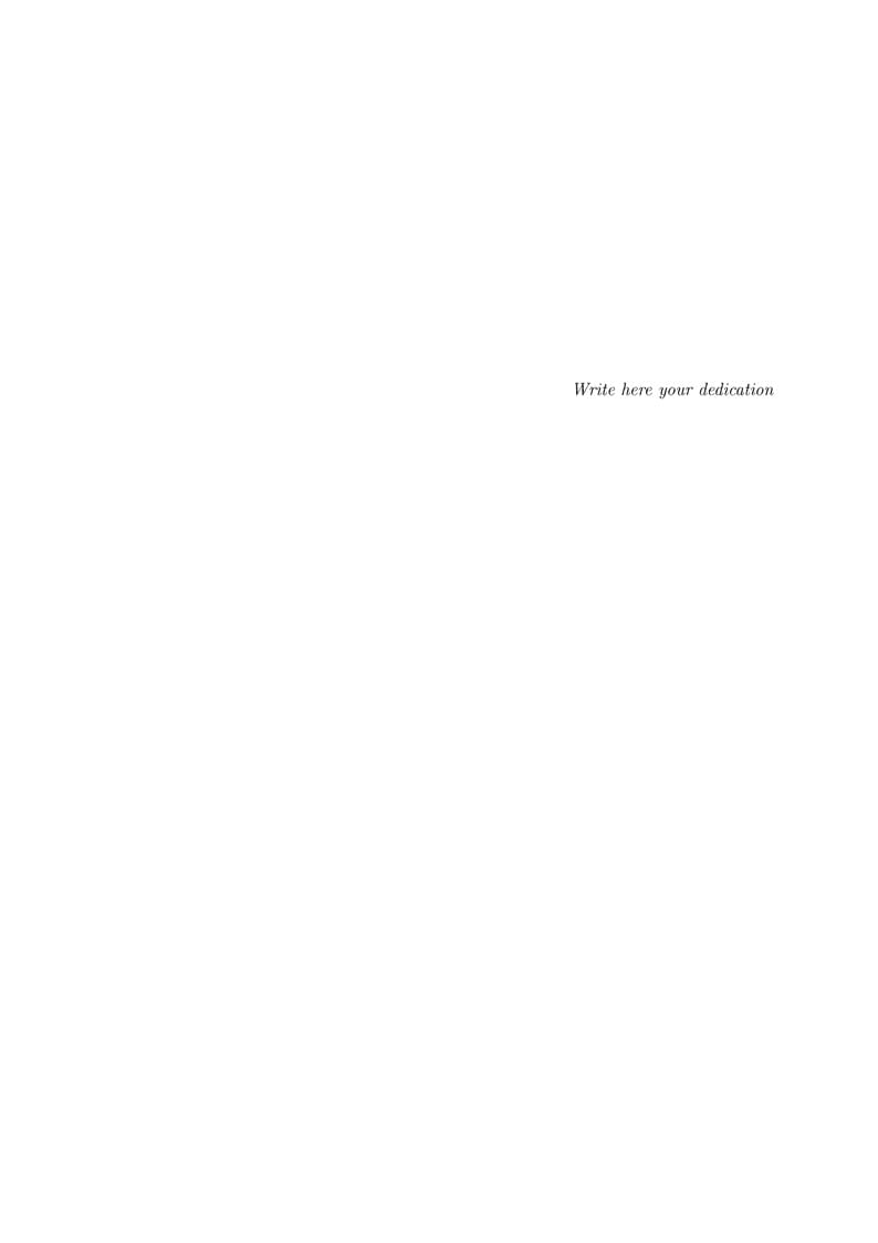 Latex Template for ISCTE-IUL Thesis