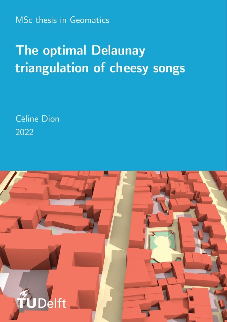 TUDelft MSc Geomatics template for final thesis