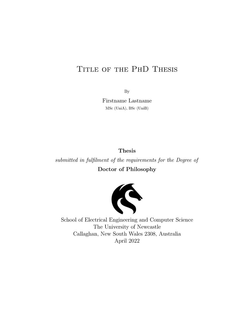 Uni-Newcastle-AU-PhD-Thesis-Template