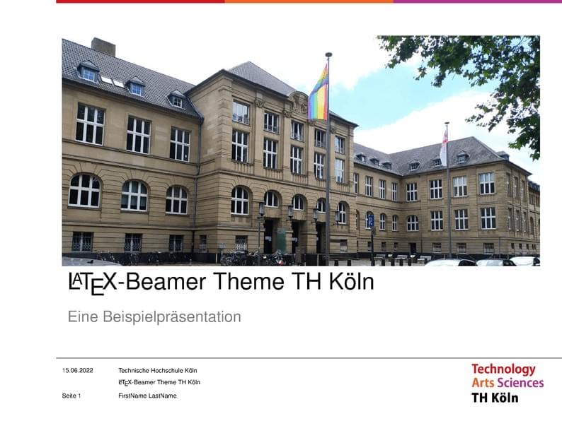 LaTeX -Beamer Theme TH Köln