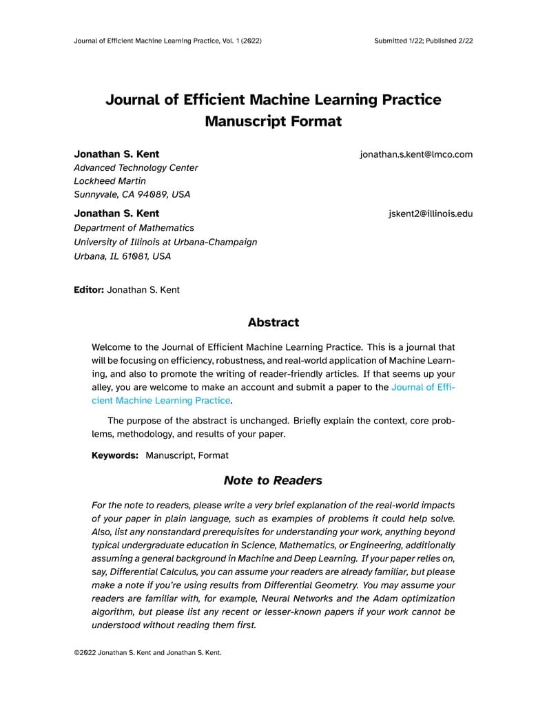 JEMLP Manuscript Format