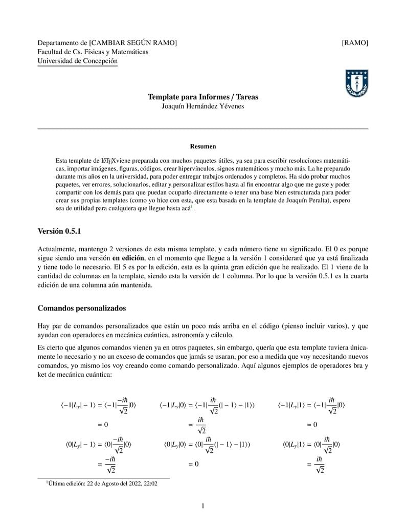 TEMPLATE INFORMES/TAREAS