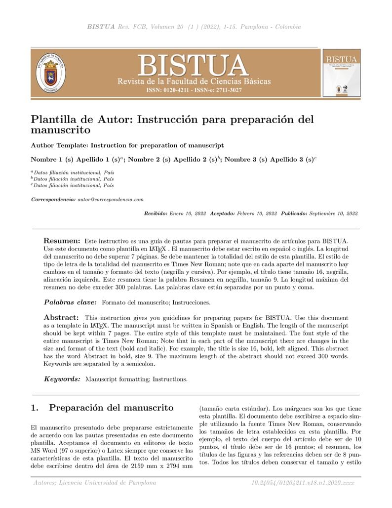 Plantilla Bistua Versión 1 - Develop