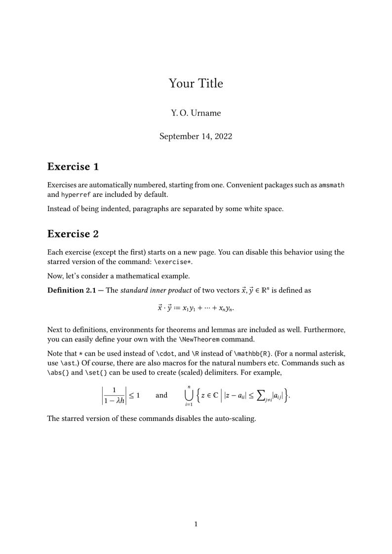 Gijs's Homework Template