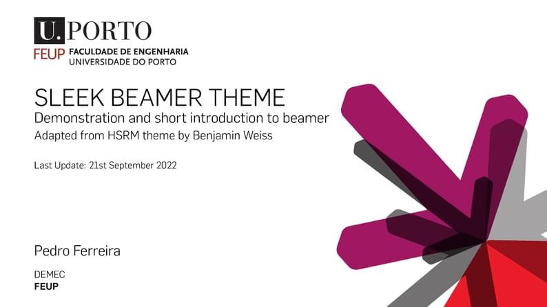 Sleek Beamer Theme
