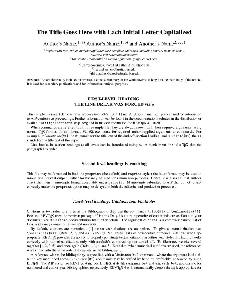 AIP Conference Proceedings