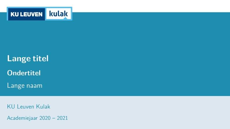 Kulak beamer template