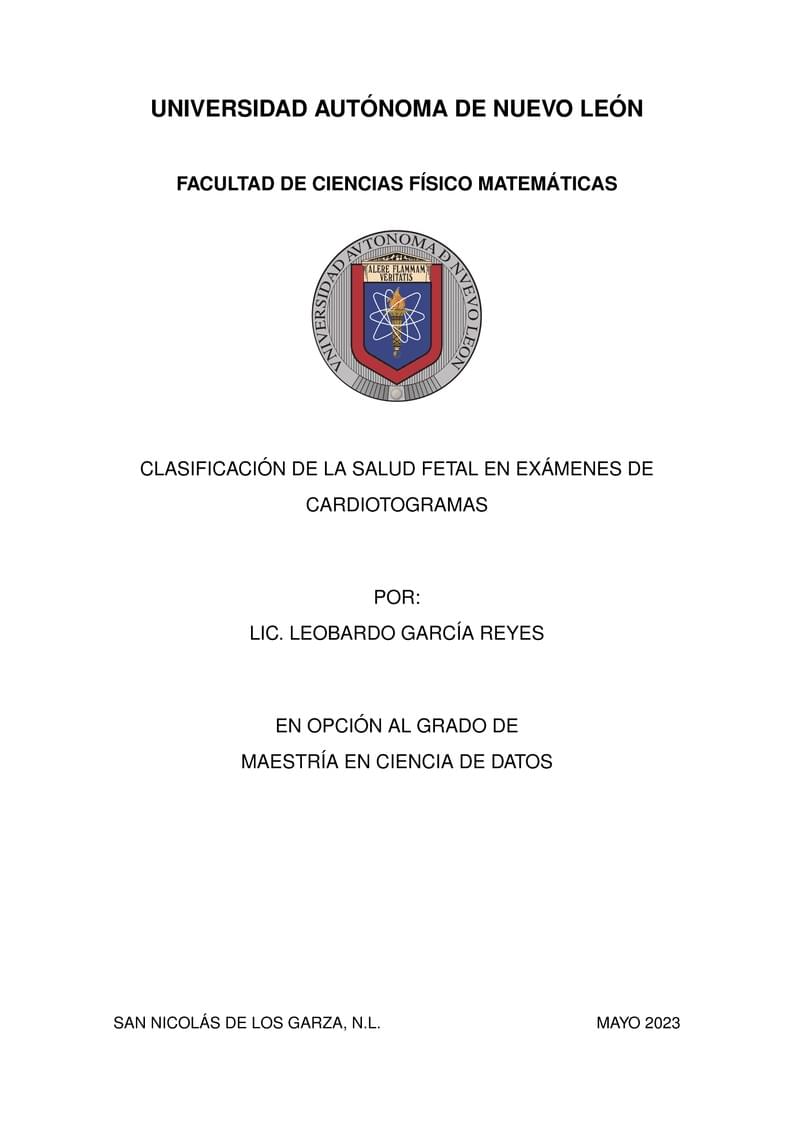 Tesina (UANL-FCFM)