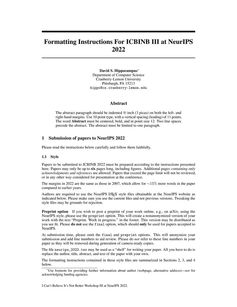 ICBINB III NeurIPS 2022