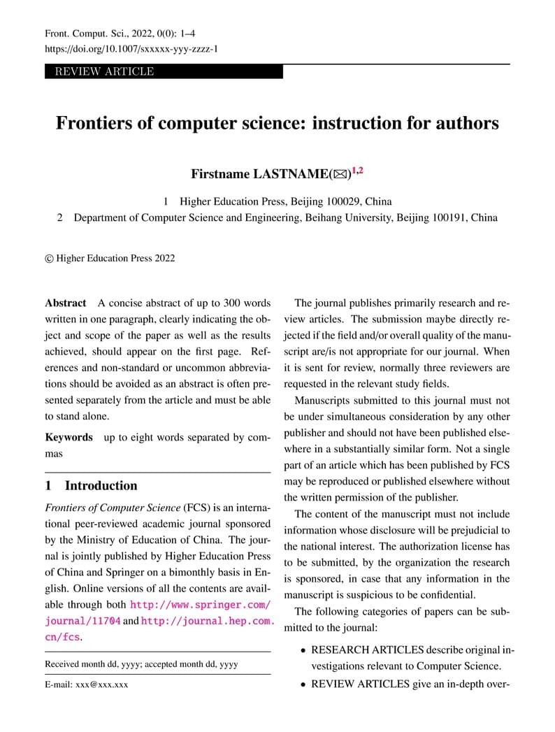 Frontiers of computer science