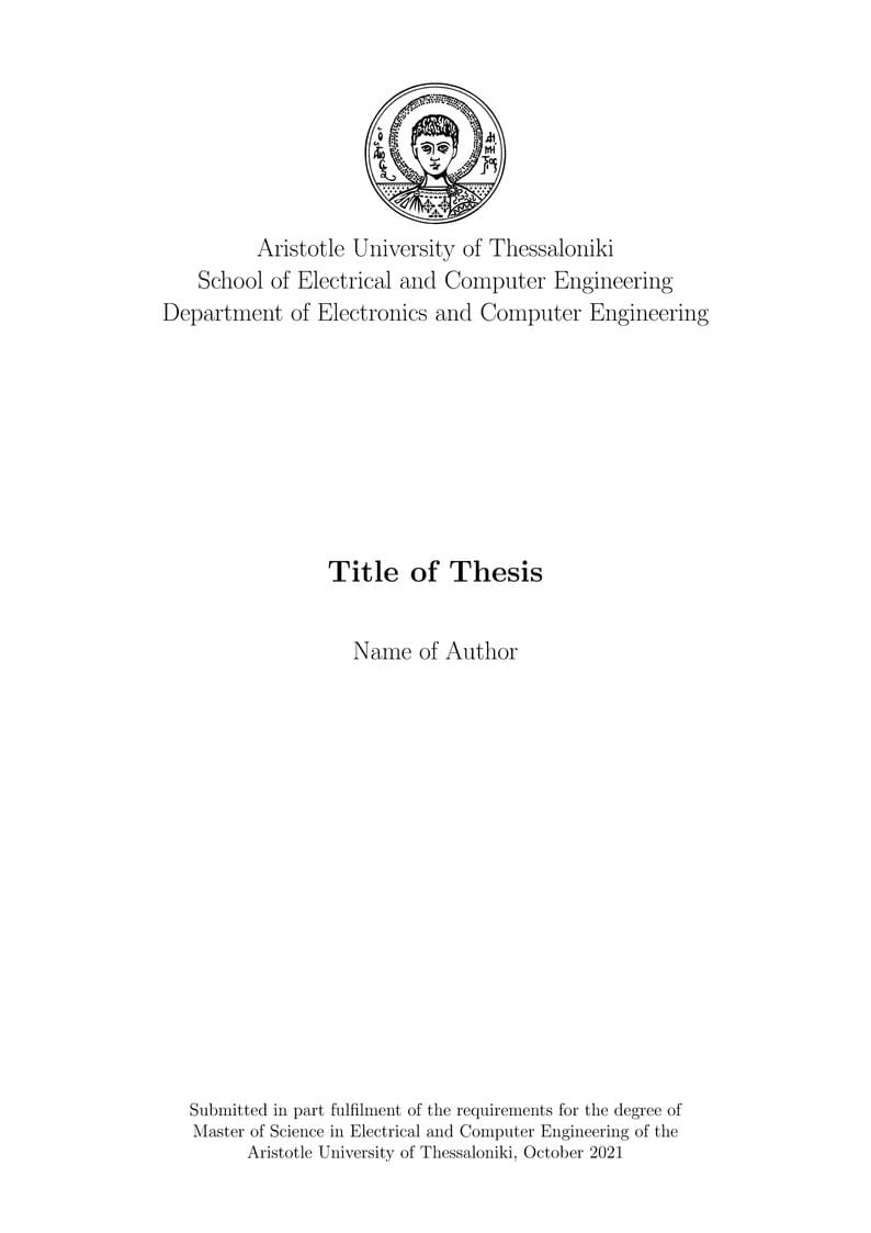 Thesis AUTh - Template